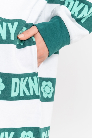 Домашнее платье-худи в полоску DKNY YI30002 купить в интернет-магазине Bestelle фото 4
