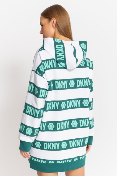 Домашнее платье-худи в полоску DKNY YI30002 купить в интернет-магазине Bestelle фото 2