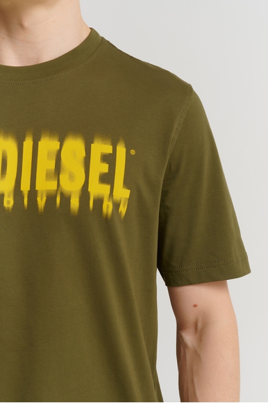 Мужская хлопковая футболка Diesel A153980GRAI купить в интернет-магазине Bestelle фото 4