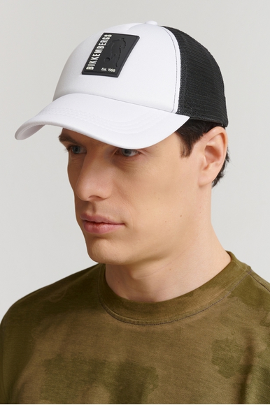 Бело-чёрная бейсболка  Bikkembergs BKCP01046T купить в интернет-магазине Bestelle фото 1