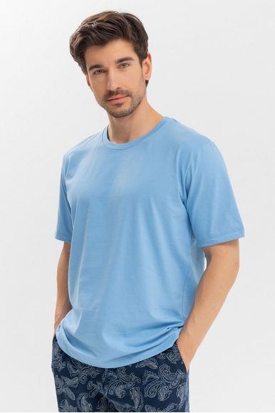 Мужская домашняя хлопковая футболка Hanro 075050 купить в интернет-магазине Bestelle фото 1