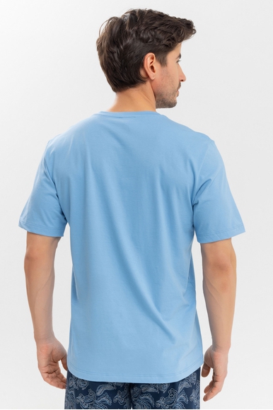 Мужская домашняя хлопковая футболка Hanro 075050 купить в интернет-магазине Bestelle фото 2