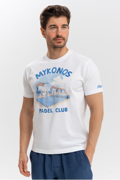  Мужская хлопковая футболка  MC2 Saint Barth TSHIRTMAN купить в интернет-магазине Bestelle фото 1