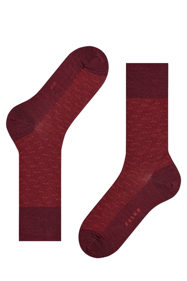 Носки мужские бордовые Airport Special Edition FALKE 12424 купить в интернет-магазине Bestelle фото 4