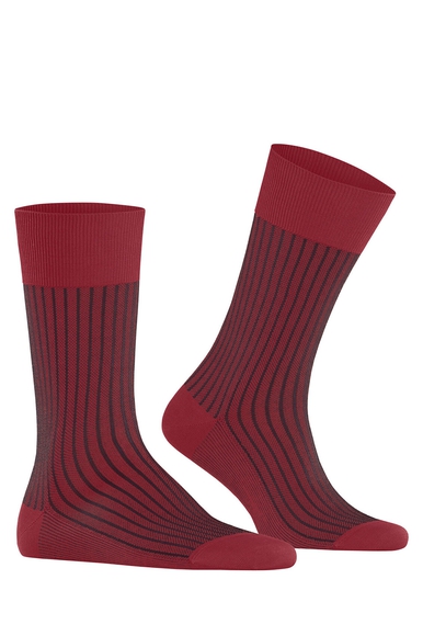 Носки мужские бордовые Oxford Stripe FALKE 13379 купить в интернет-магазине Bestelle фото 3