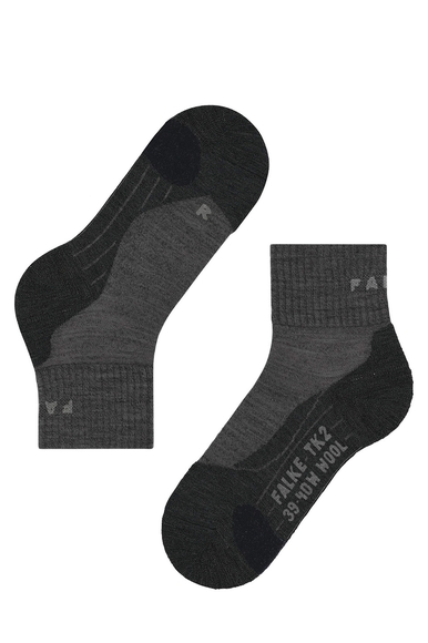 Носки женские серые TK2 Explore Wool Short FALKE Sport 16328 купить в интернет-магазине Bestelle фото 4