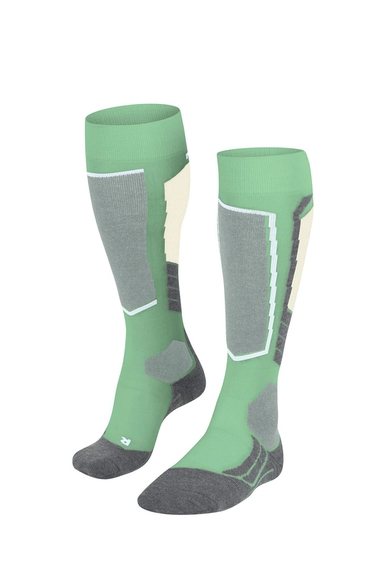 Гольфы женские зелёные SK2 Wool FALKE Sport 16525 купить в интернет-магазине Bestelle фото 1