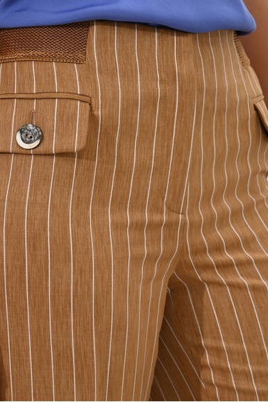 Прямые брюки в полоску Caterina Leman SE5936-51 купить в интернет-магазине Bestelle фото 6