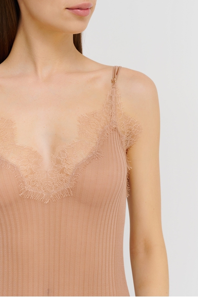 Комбинация женская светло-розовая из хлопка Zimmerli 2072802 купить в интернет-магазине Bestelle фото 4