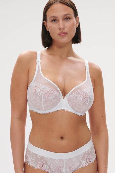 Белый бюстгальтер с мягкими чашками Simone Perele 12B319 купить в интернет-магазине Bestelle фото 1