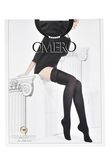 Женские черные матовые чулки Omero 109942 купить в интернет-магазине Bestelle фото 1