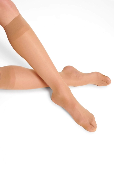 Гольфы женские бежевые Chinchillan Run Stop 20 den Kunert 110178000 купить в интернет-магазине Bestelle фото 5