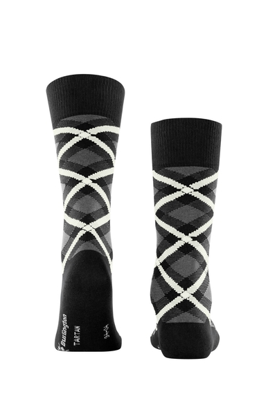 Носки мужские чёрные Tartan Burlington 21084 купить в интернет-магазине Bestelle фото 2
