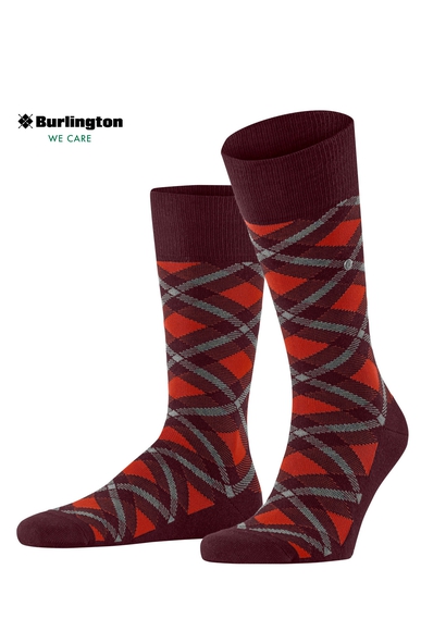 Носки мужские бордовые Tartan Burlington 21084 купить в интернет-магазине Bestelle фото 1