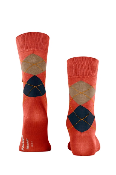 Носки мужские оранжевые Manchester Burlington 21088 купить в интернет-магазине Bestelle фото 2