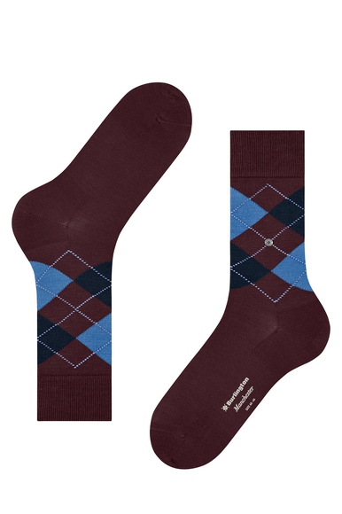 Носки мужские бордовые Manchester Burlington 21088 купить в интернет-магазине Bestelle фото 4