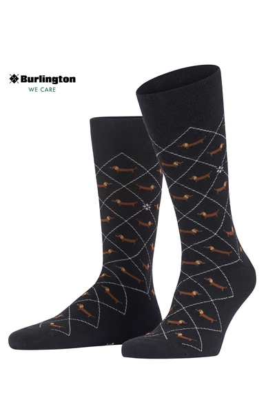 Носки мужские черные Dachshund Burlington 21200 купить в интернет-магазине Bestelle фото 1