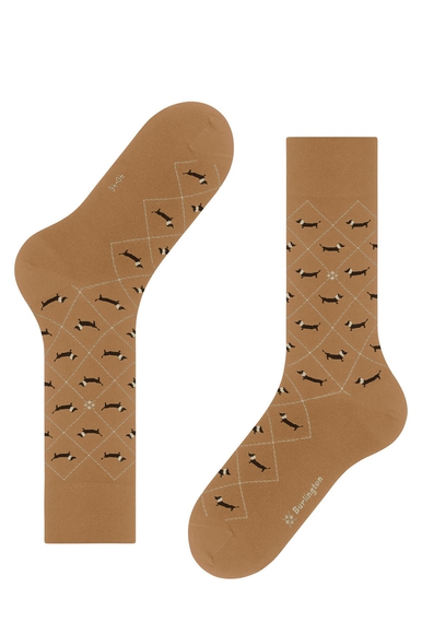 Носки мужские коричневые Dachshund Burlington 21200 купить в интернет-магазине Bestelle фото 4