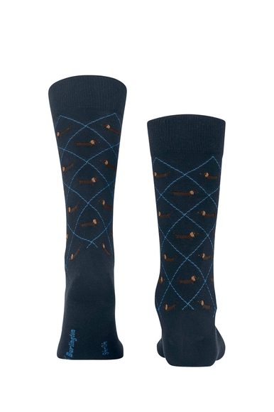 Носки мужские синие Dachshund Burlington 21200 купить в интернет-магазине Bestelle фото 2