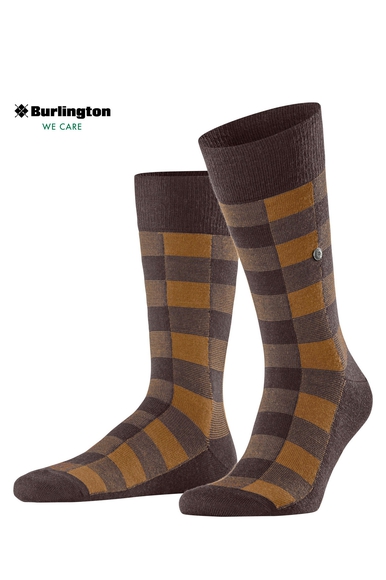 Носки мужские коричневые Buffalo Check Burlington 21206 купить в интернет-магазине Bestelle фото 1