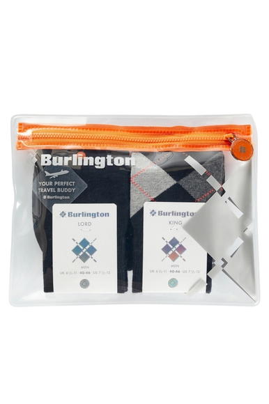 Набор мужских носков Travel Pouch 2 пары Burlington 21404 купить в интернет-магазине Bestelle фото 4