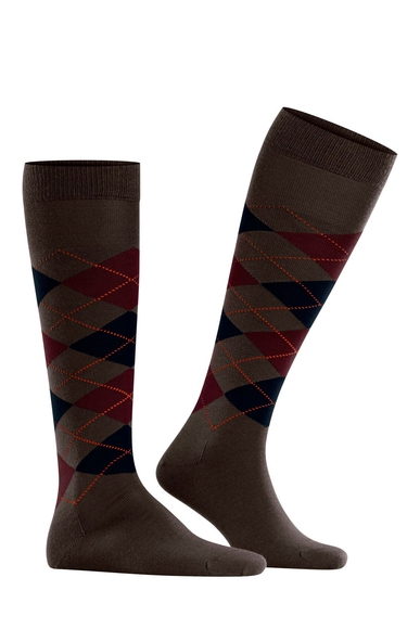 Гольфы мужские коричневые Edinburgh Burlington 21725 купить в интернет-магазине Bestelle фото 3