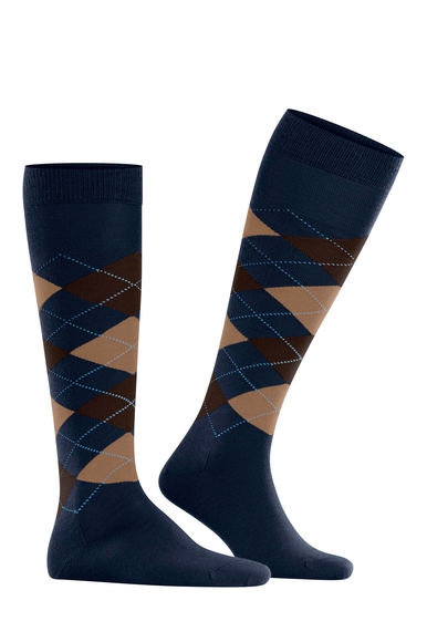 Гольфы мужские синие Edinburgh Burlington 21725 купить в интернет-магазине Bestelle фото 3
