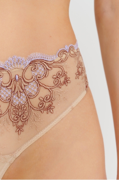 Женские бежевые трусы-танга Ambra 1469 купить в интернет-магазине Bestelle фото 4