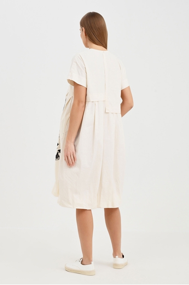  Женское ванильное платье с принтом  High 72154905E16 купить в интернет-магазине Bestelle фото 3