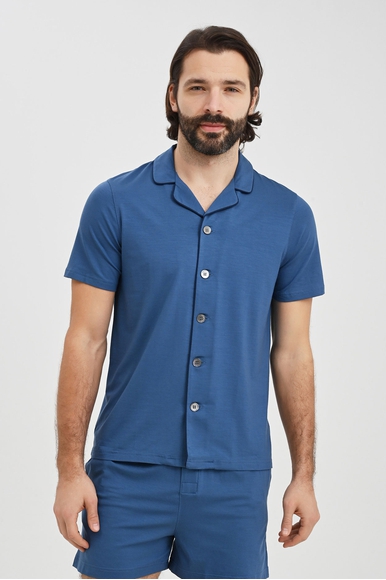  Мужская пижама с шортами  Derek Rose 4090-BASE купить в интернет-магазине Bestelle фото 2