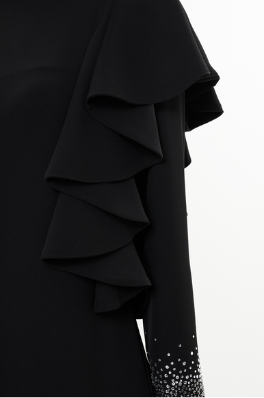 Длинное платье с воланами  Daniela Drei 2260 купить в интернет-магазине Bestelle фото 4