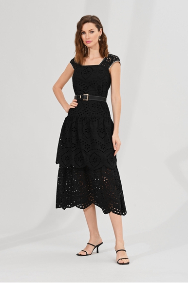 Платье из шитья с двухъярусной юбкой Caterina Leman SU6240-72A купить в интернет-магазине Bestelle фото 2