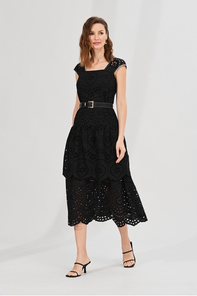Платье из шитья с двухъярусной юбкой Caterina Leman SU6240-72A купить в интернет-магазине Bestelle фото 1
