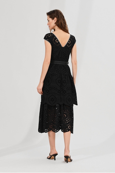 Платье из шитья с двухъярусной юбкой Caterina Leman SU6240-72A купить в интернет-магазине Bestelle фото 3