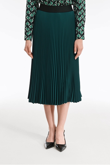 Зеленая плиссированная юбка Caterina Leman SA4118-158 купить в интернет-магазине Bestelle фото 1