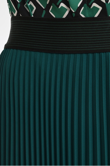 Зеленая плиссированная юбка Caterina Leman SA4118-158 купить в интернет-магазине Bestelle фото 5