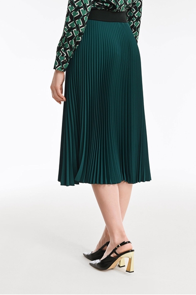 Зеленая плиссированная юбка Caterina Leman SA4118-158 купить в интернет-магазине Bestelle фото 3