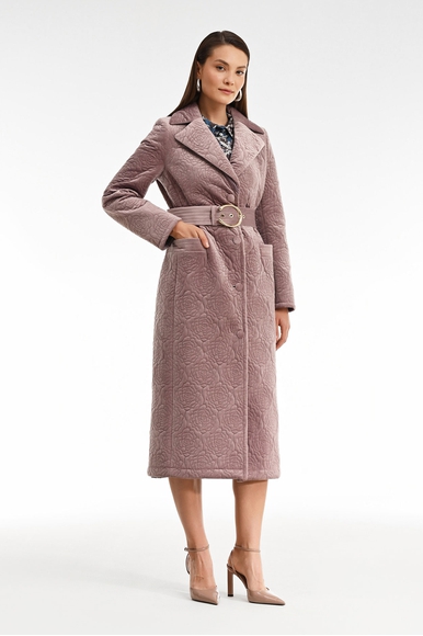 Женское розовое пальто Caterina Leman PL6597-201A купить в интернет-магазине Bestelle фото 3
