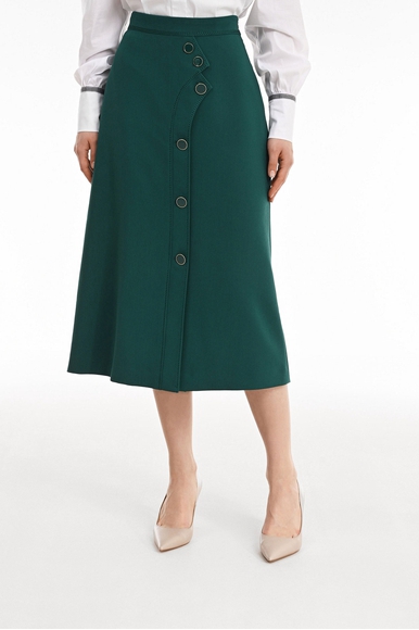 Зеленая юбка миди Caterina Leman SA6550-154 купить в интернет-магазине Bestelle фото 1
