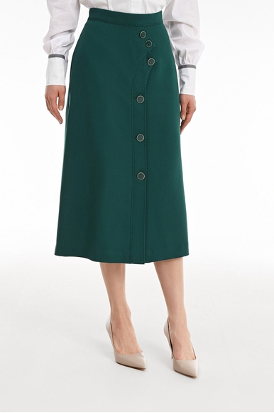 Зеленая юбка миди Caterina Leman SA6550-154 купить в интернет-магазине Bestelle фото 2