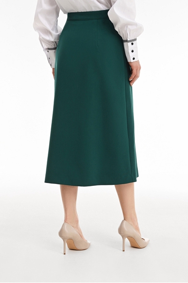 Зеленая юбка миди Caterina Leman SA6550-154 купить в интернет-магазине Bestelle фото 3
