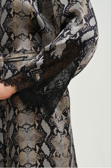 Женский шелковый халат Oryades 14S0523 купить в интернет-магазине Bestelle фото 4