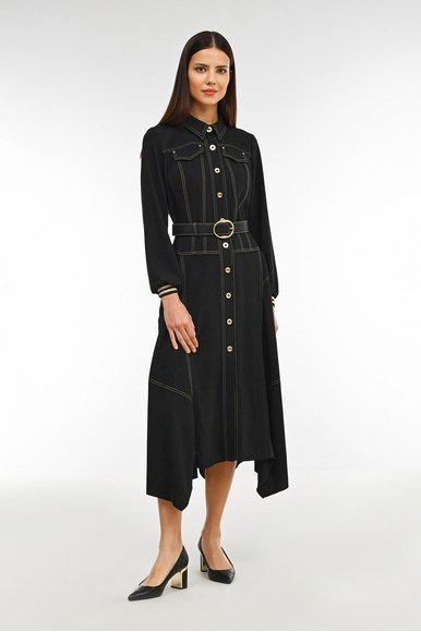 Черное платье миди Caterina Leman SU6276-120 купить в интернет-магазине Bestelle фото 1