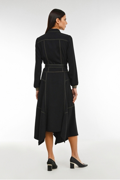 Черное платье миди Caterina Leman SU6276-120 купить в интернет-магазине Bestelle фото 3