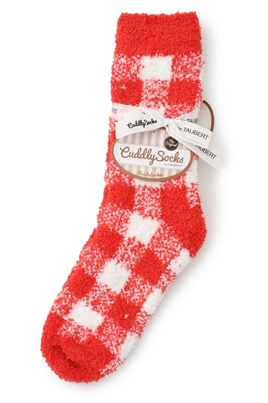 Женские носки красные в клетку Cuddly Socks by Taubert 732156588 купить в интернет-магазине Bestelle фото 1