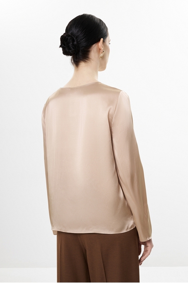 Шелковая блузка с длинным рукавом Diana Gallesi 2429R002979N купить в интернет-магазине Bestelle фото 2