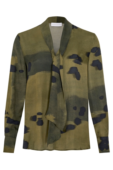 Блузка с длинным рукавом и принтом  Diana Gallesi 2434R002984N купить в интернет-магазине Bestelle фото 6