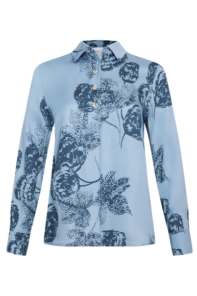 Блузка с длинным рукавом и принтом  Diana Gallesi 2439R002989N купить в интернет-магазине Bestelle фото 5