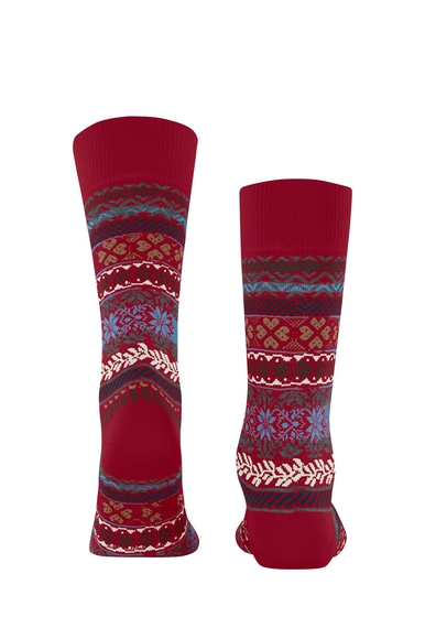 Носки мужские красные Country Fair Isle Burlington 24737 купить в интернет-магазине Bestelle фото 2