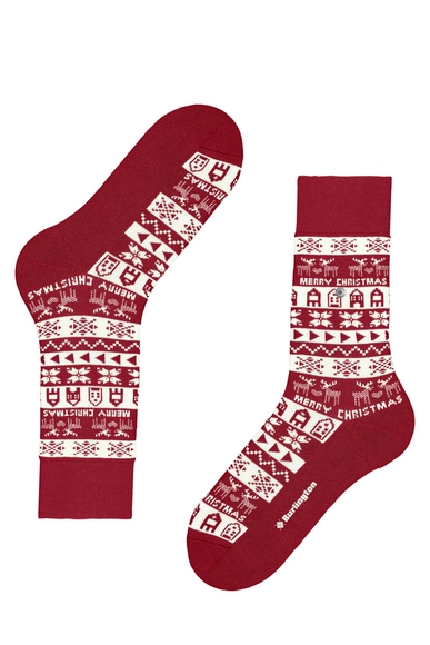 Носки мужские красные Country Christmas Burlington 24739 купить в интернет-магазине Bestelle фото 4